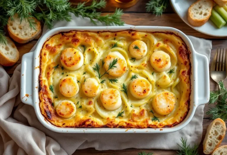 Gratin poireaux–Saint-Jacques : « simple à faire, mais digne d’un repas de fête »