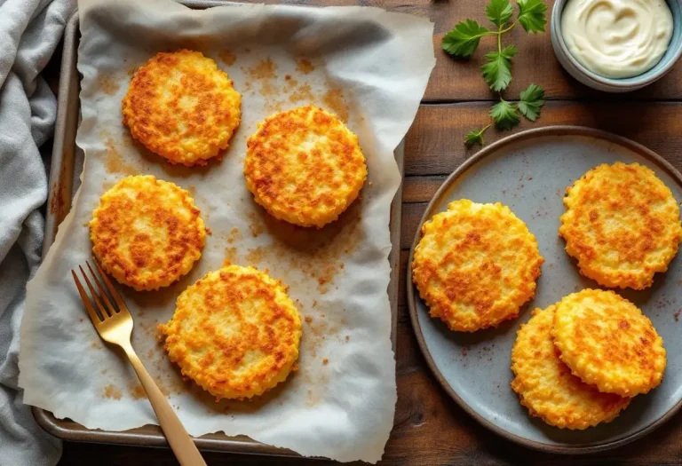 « Je les prépare en 10 minutes pour toute la famille » : mes galettes de pommes de terre crousti-dorées et fondantes au four, tellement plus légères que des frites