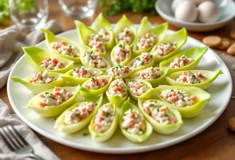 Petites barquettes d’endive au jambon pour un apéritif vraiment express Petites barquettes d’endive au jambon pour un apéritif vraiment express