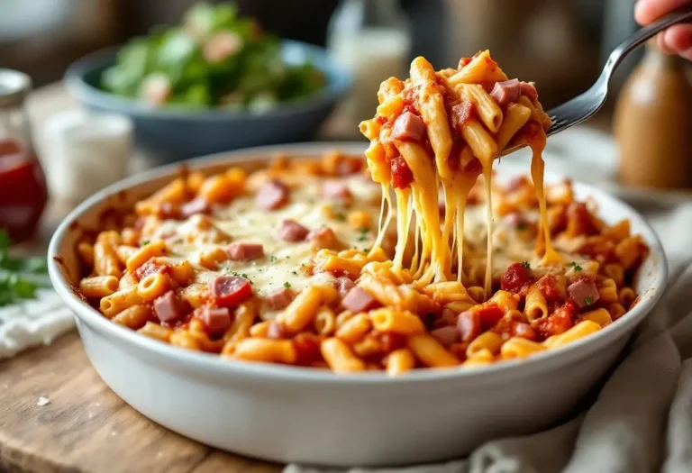 RECETTE : Le gratin de pâtes à la mortadelle que les enfants adorent dévorer