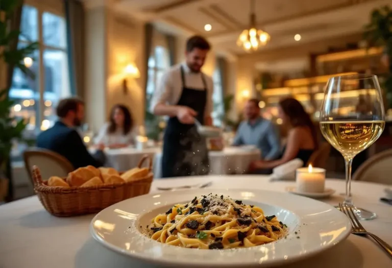Véritable institution bruxelloise, ce restaurant italien rend la truffe noire accessible sous toutes ses formes