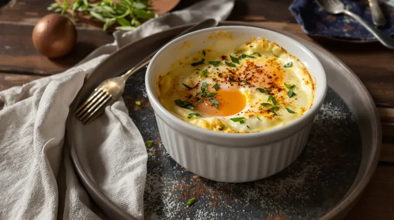 Besoin d’un repas express ? Ces œufs cocotte au chèvre prêts en moins de 15 minutes