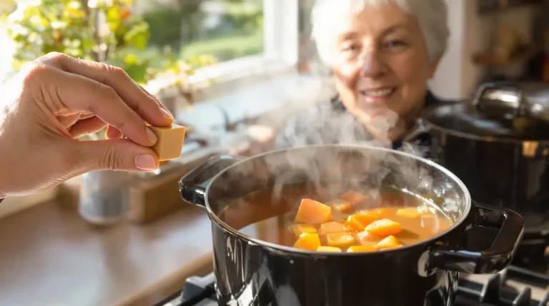 Elle remplace les cubes de bouillon en cuisine et se plante en pot à cette période précise