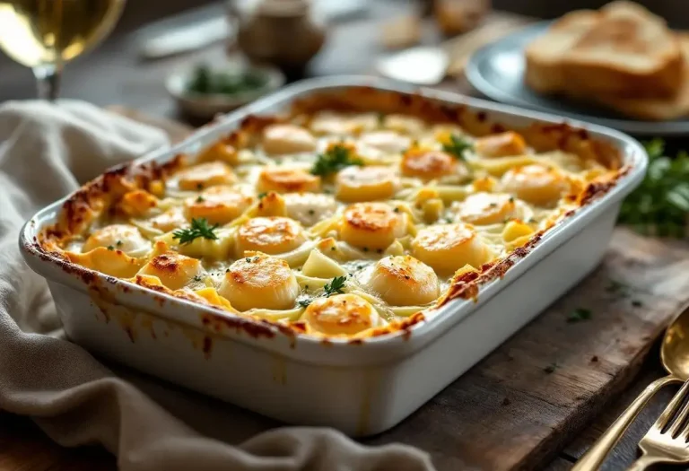 Gratin poireaux–Saint-Jacques : « si simple à faire, mais digne d’un vrai repas de fête »