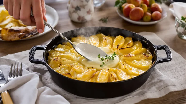 J’ai un accompagnement qui fait toujours sensation : le gratin dauphinois, à préparer la veille sans stress !