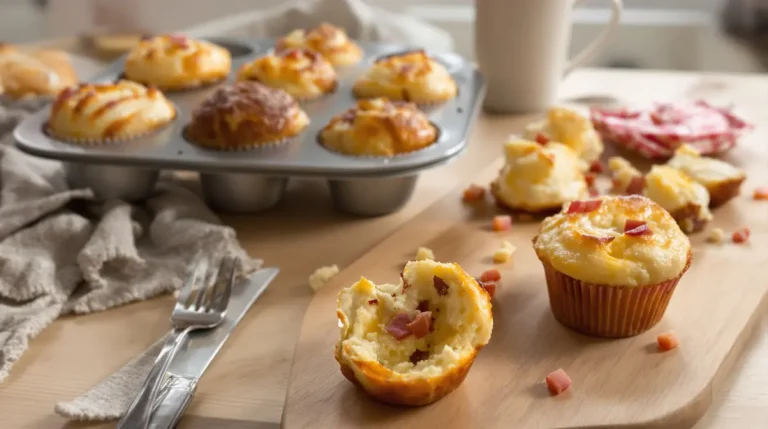 « Je les prépare le dimanche soir » : mes muffins moelleux fromage-jambon parfaits pour tous mes déjeuners de semaine
