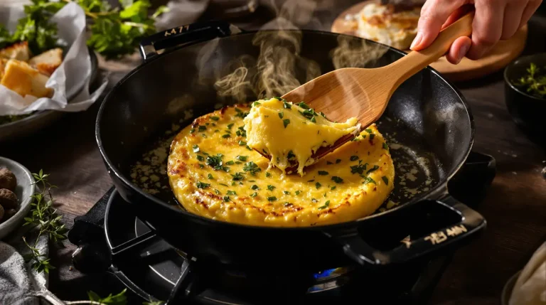 La polenta se cuisine aussi en galettes aux légumes et au fromage : voici comment je fais