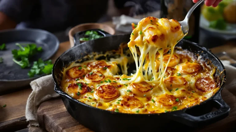Gratin poireaux–Saint-Jacques : si simple à préparer, parfait pour un vrai repas de fête