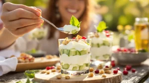 Zéro casserole, zéro four : cette verrine d’apéro printanière sans cuisson révèle toute sa fraîcheur