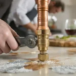 boucher trou robinet autoperceur