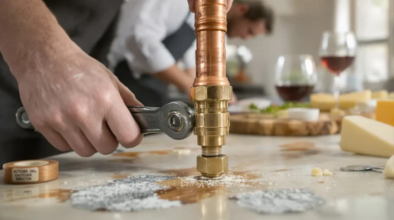 boucher trou robinet autoperceur