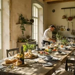 photos de la maison d'alain delon à douchy