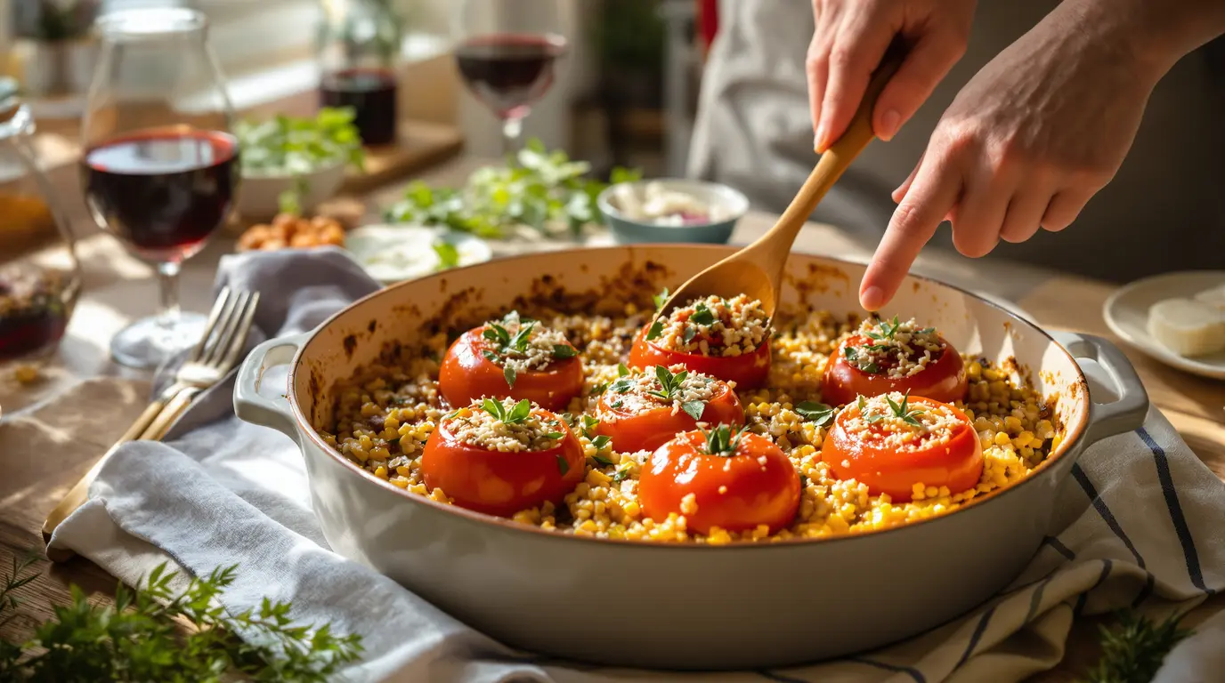 Tomates farcies recette de grand-mère avec riz maison tomates farcies recette de grand-mère avec riz